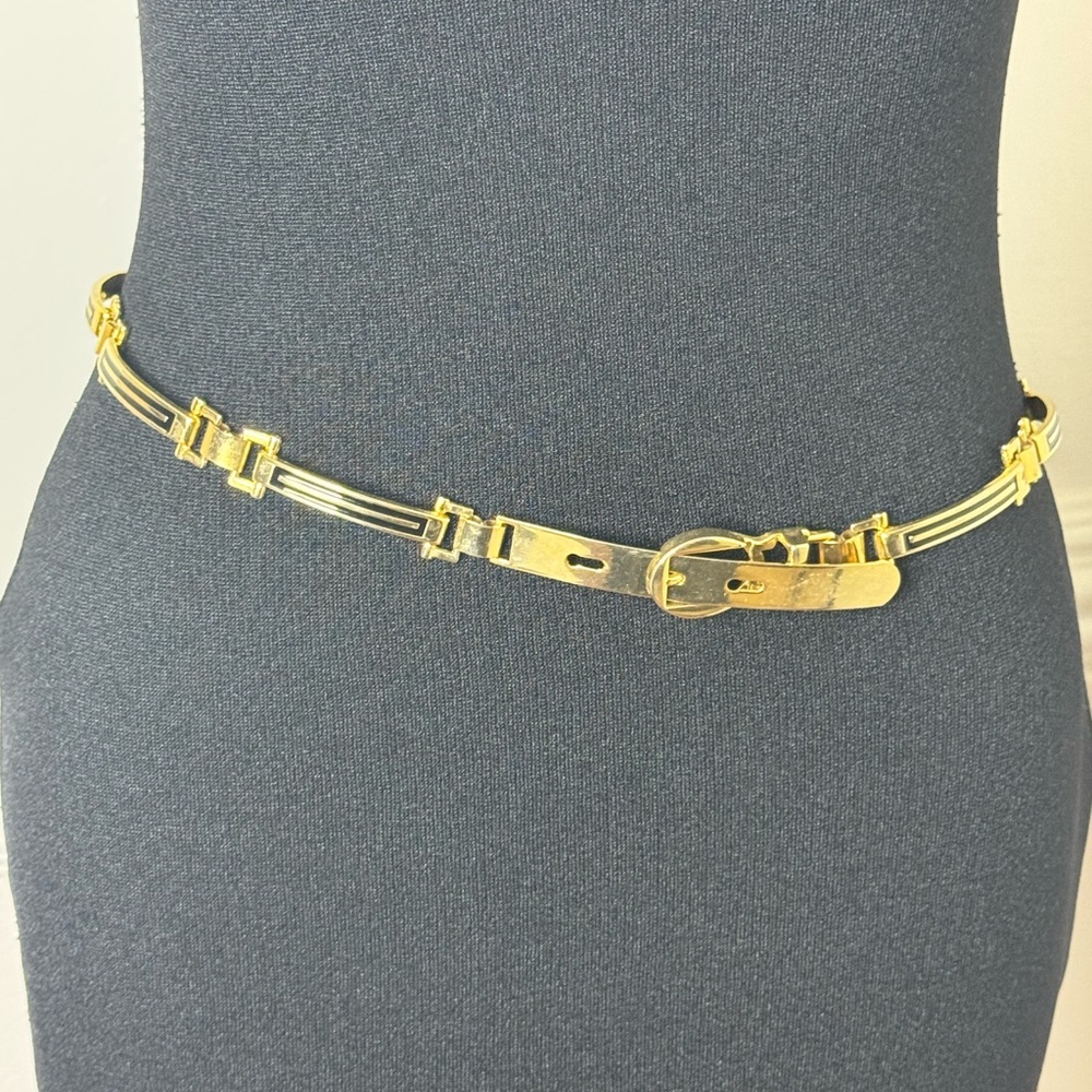 SOLD!!! Chic Gold and Black Women's Chain Belt